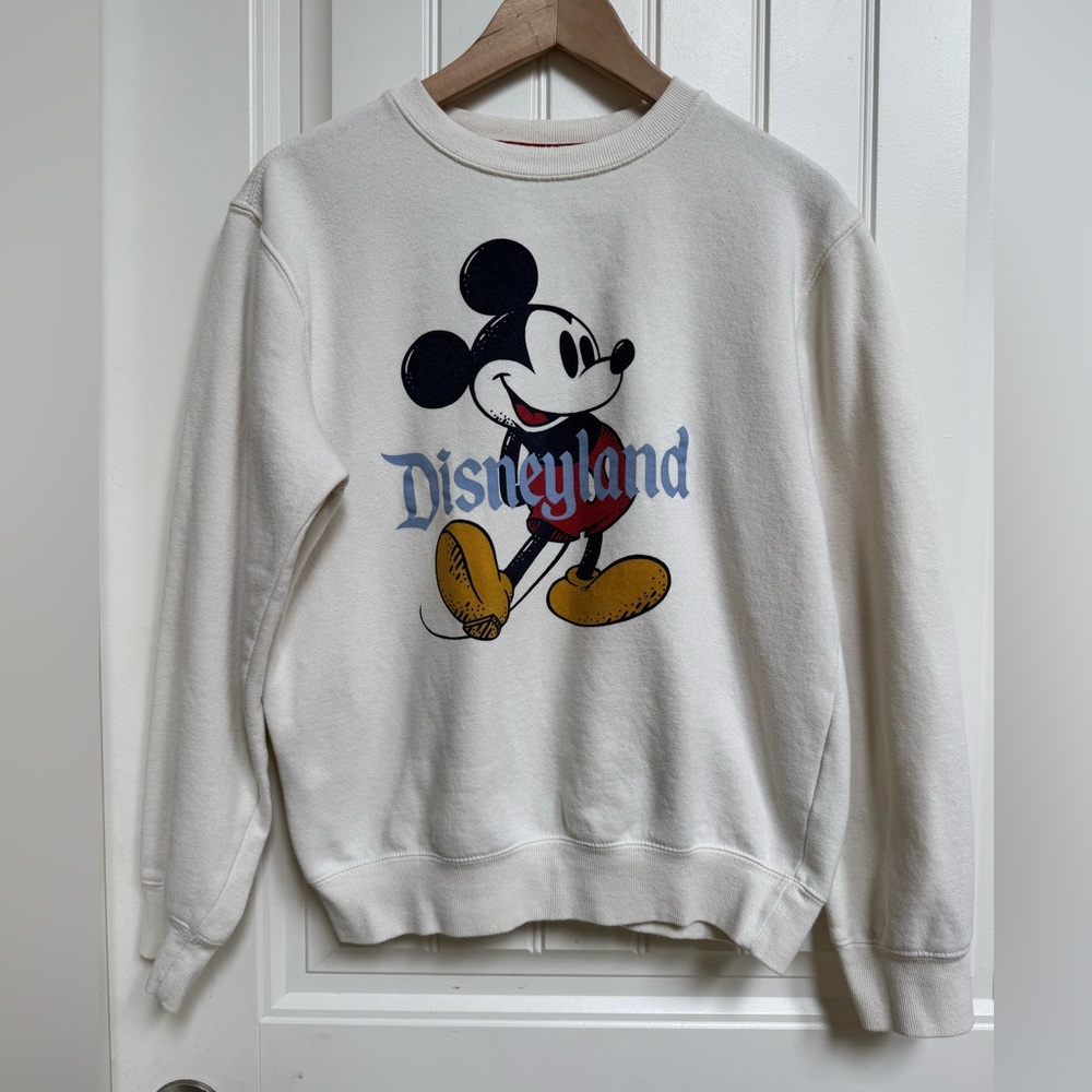 Disneyland Cream Mickey Mouse Disneyland Crewneck. Size S